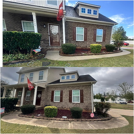 Pressure washing services for siding concrete decks and more